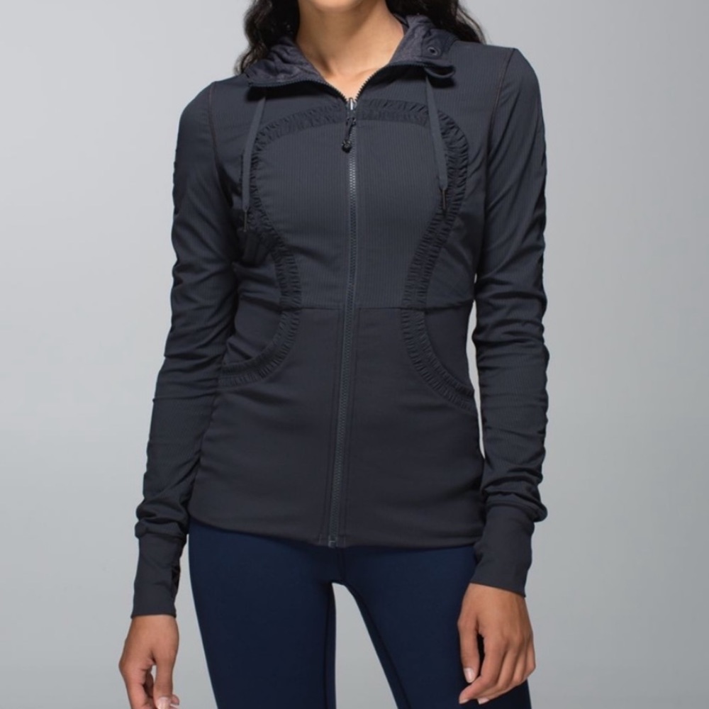Lululemon Dance Studio Reversible Hooded Jacket Size 8